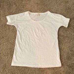 Brand new J.Crew white t-shirt, Sz XS, 100% cotton